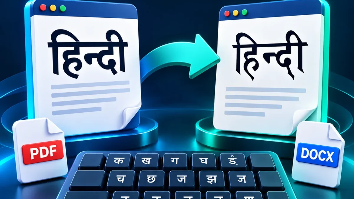 Unicode से Krutidev 010 Converter – हिंदी Text