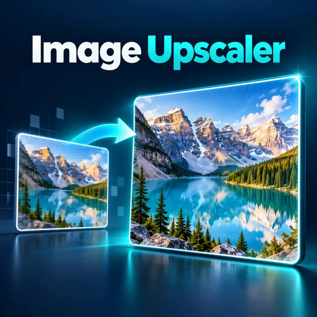 Image Upscaler – फोटो 2× या 4× बड़ी करें
