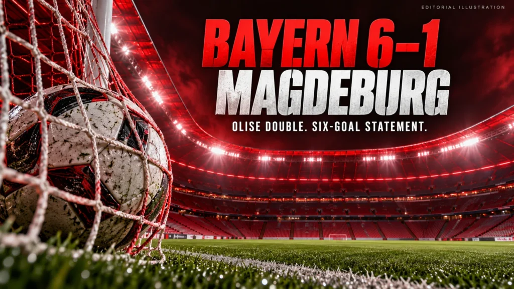 Bayern vs Magdeburg: Olise Double Leads 6–1 Win and Last-16 Place