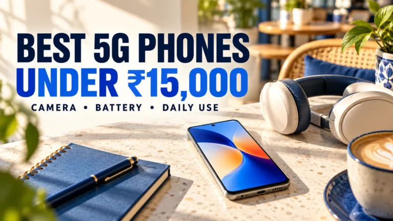₹15,000 तक बेस्ट 5G मोबाइल: कैमरा, बैटरी और परफॉर्मेंस गाइड