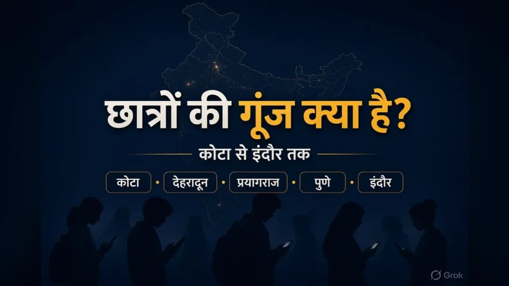 छात्रों की गूंज क्या है? कोटा से इंदौर तक राहुल का युवा मिशन