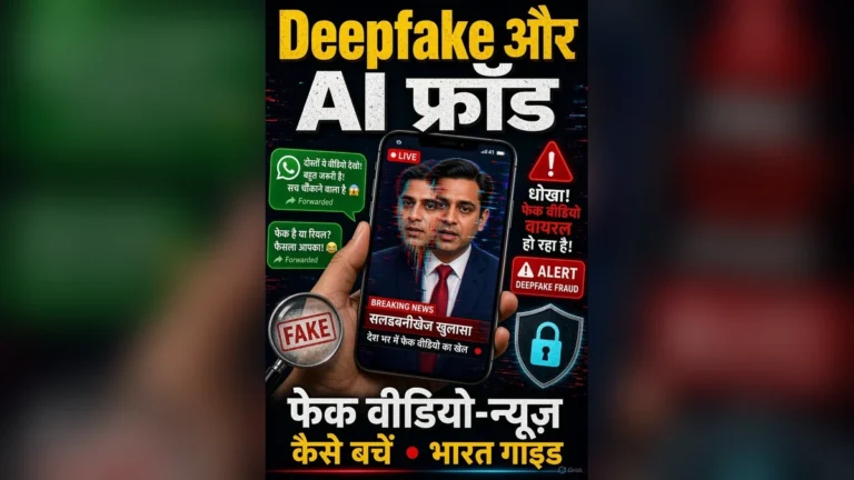 deepfake AI fraud India fake video news safety guide