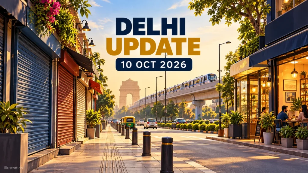 10 अक्टूबर दिल्ली बंद है क्या? क्या खुला है, क्या बंद—ताजा अपडेट
