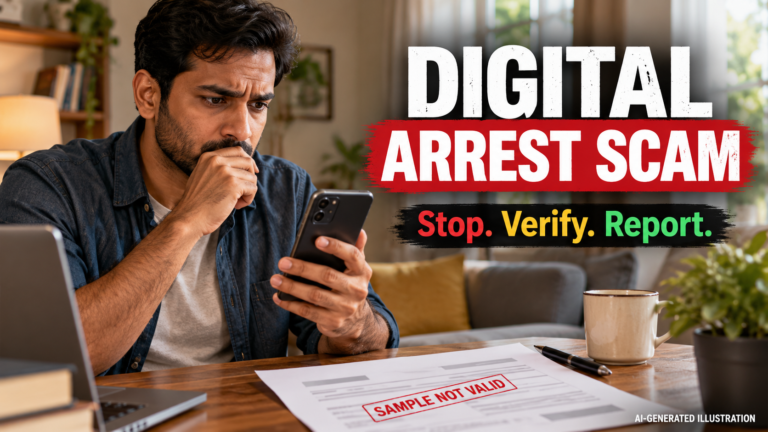 डिजिटल अरेस्ट का फर्जी नोटिस कैसे पहचानें? फोटो के संकेत और सही जाँच