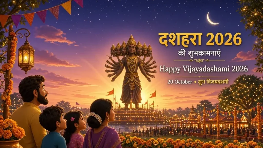 Dussehra 2026: Vijayadashami Wishes, Posters and Status