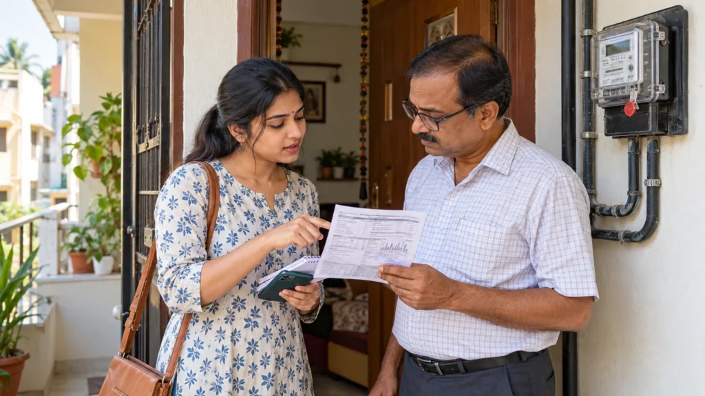 मकान मालिक बिजली का ज्यादा पैसा ले रहा है? सब-मीटर, सही बिल और शिकायत