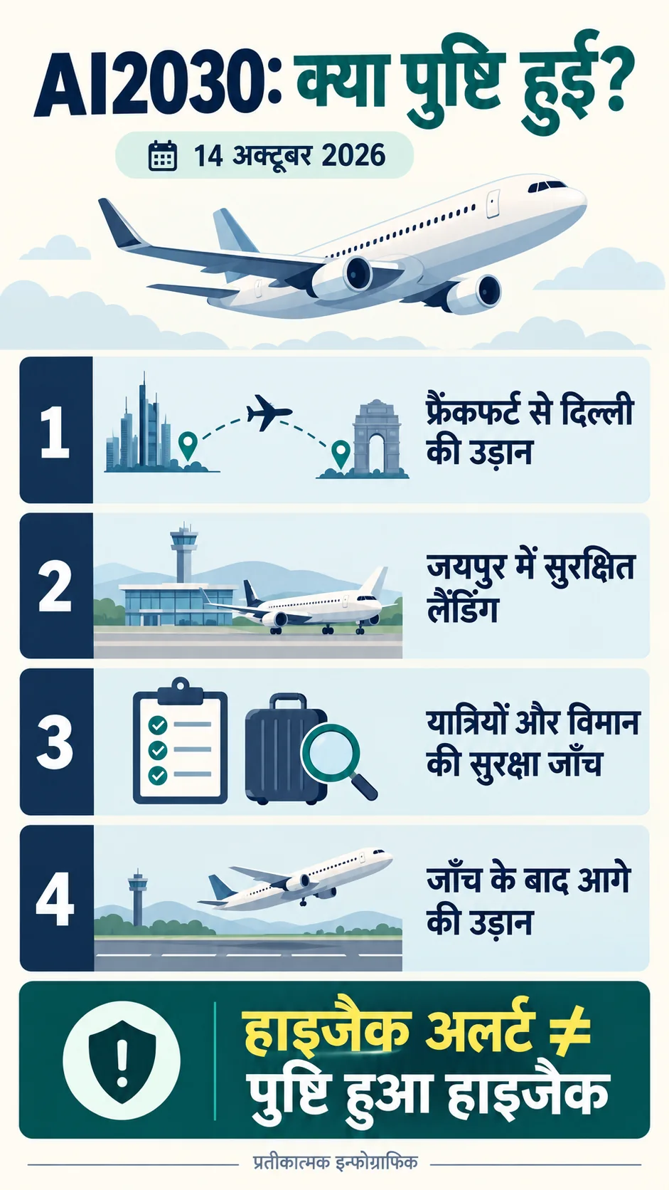 AI2030: जयपुर में सुरक्षित लैंडिंग, सुरक्षा जाँच और आगे की उड़ान