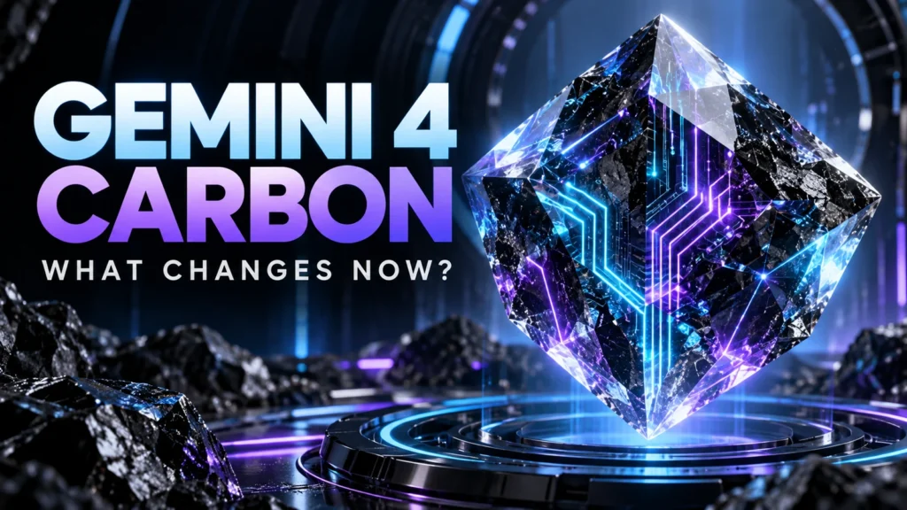 Gemini 4 Carbon: Features, Price and Who Can Use It