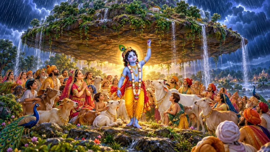 गोवर्धन पूजा 2026 कब है? पूजा विधि, अन्नकूट और गोवर्धन पर्वत की कथा