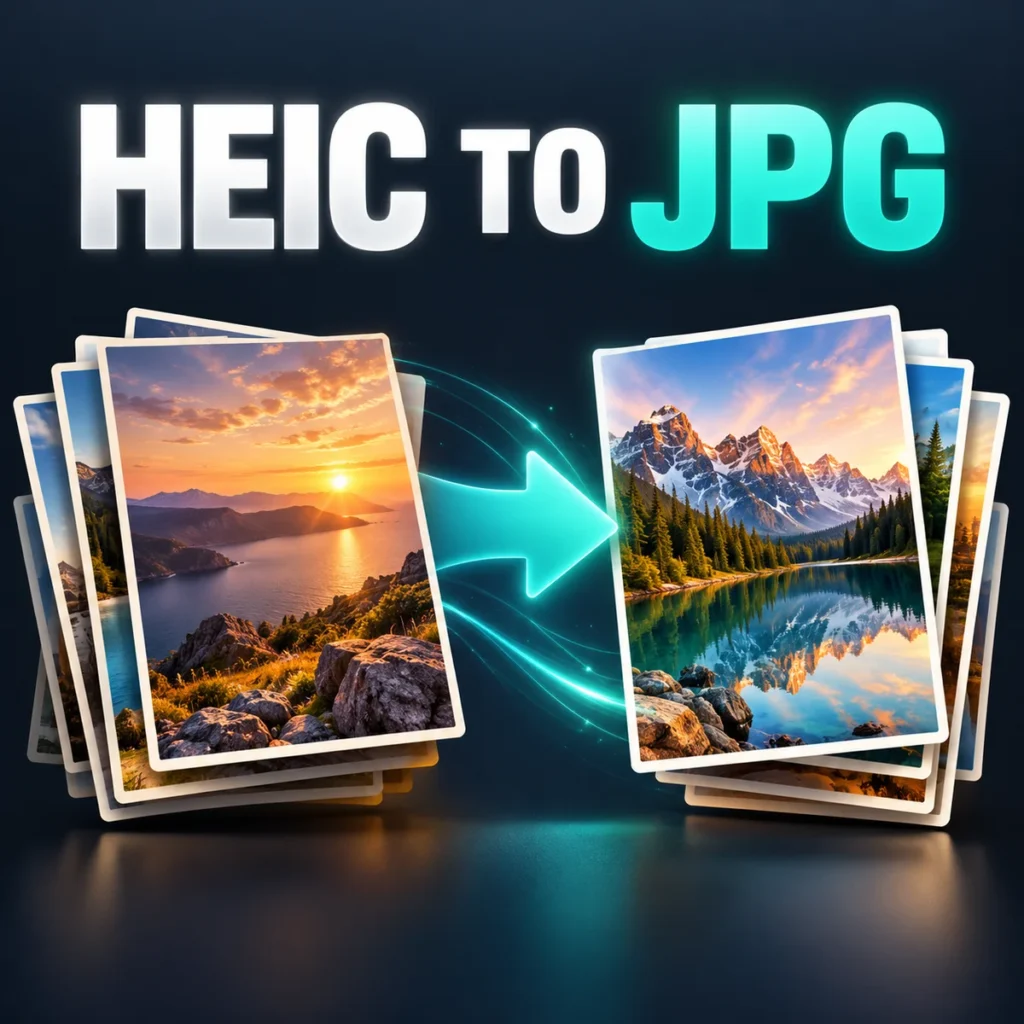 HEIC to JPG Converter – Convert Multiple Photos Online