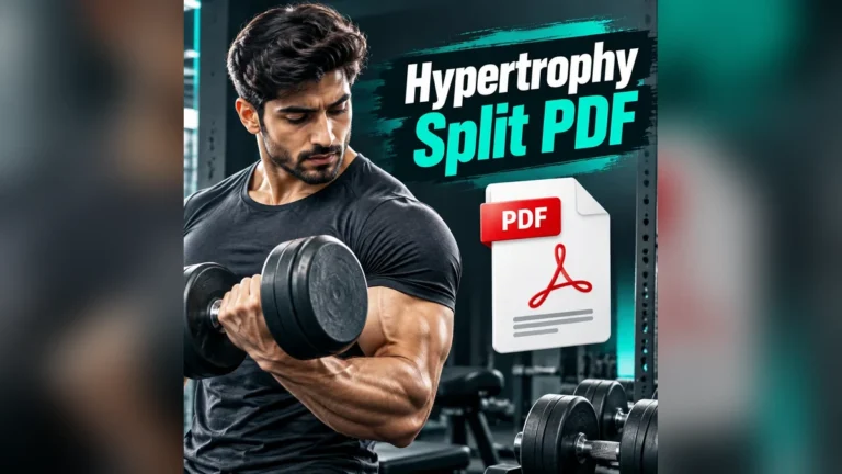 Hypertrophy 4-Day Split Workout Program PDF Download