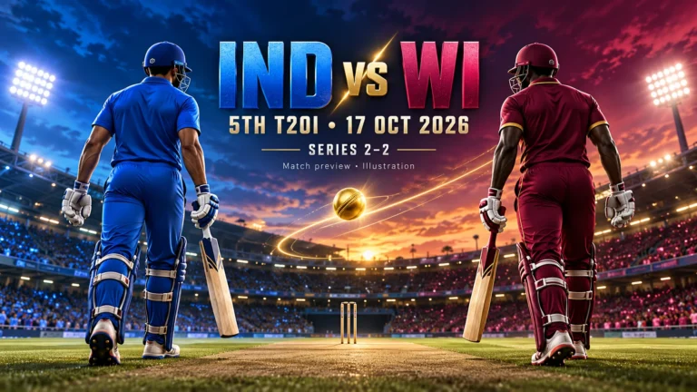 IND vs WI 5th T20: 17 अक्टूबर का मैच कब, कहाँ देखें? समय और Squad