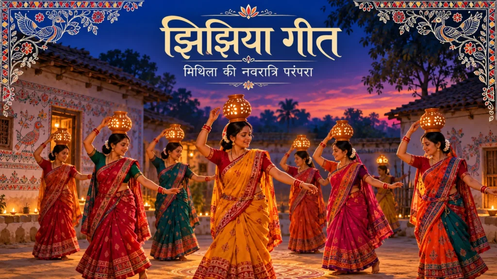 झिझिया गीत क्या है? मिथिला का नृत्य, नवरात्रि परंपरा और गीत का भाव