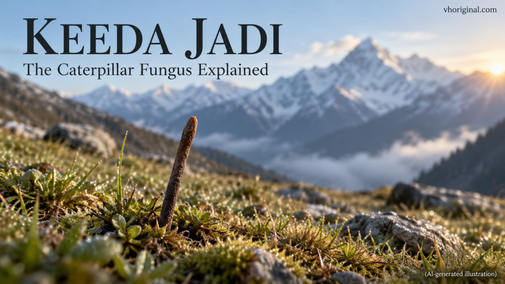 कीड़ा जड़ी कैसी दिखती है? प्राकृतिक Cordyceps, सूखे नमूने और कल्चर का फर्क