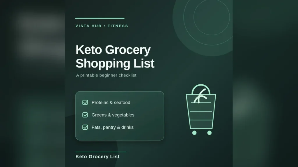 Keto Grocery Shopping List for Beginners PDF Free Download