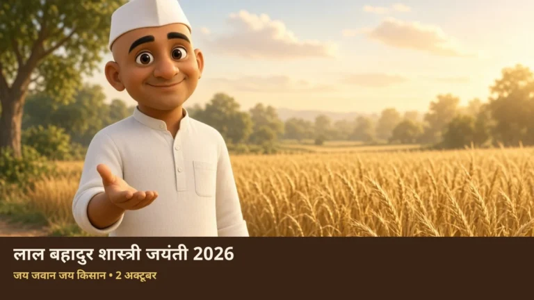 लाल बहादुर शास्त्री जयंती 2026