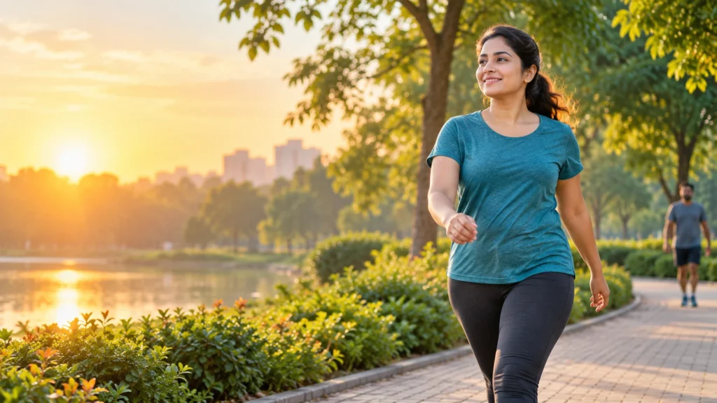 जिम के बिना शुरुआत हो सकती है। Routine अपनी सेहत और क्षमता के हिसाब से चुनें।