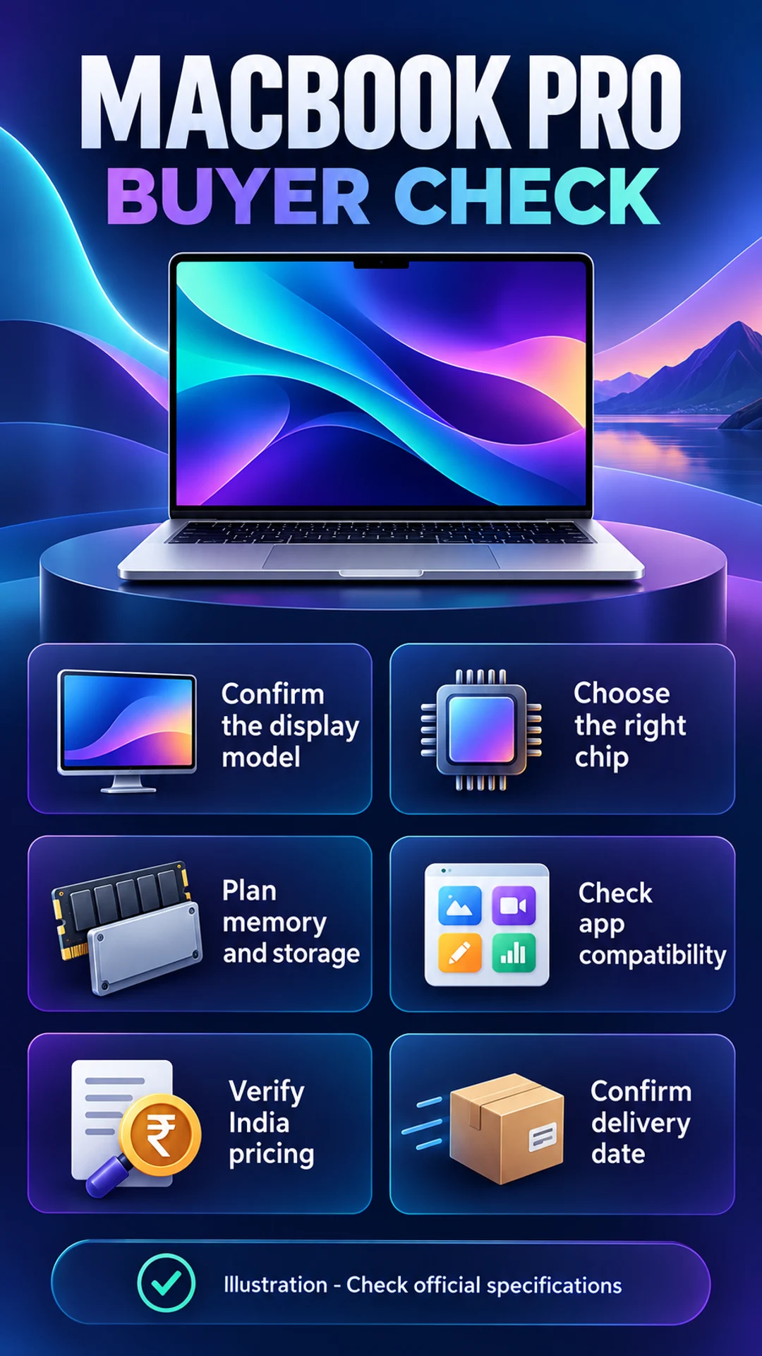 MacBook Pro buyer checklist: display model, chip, memory, India price and delivery