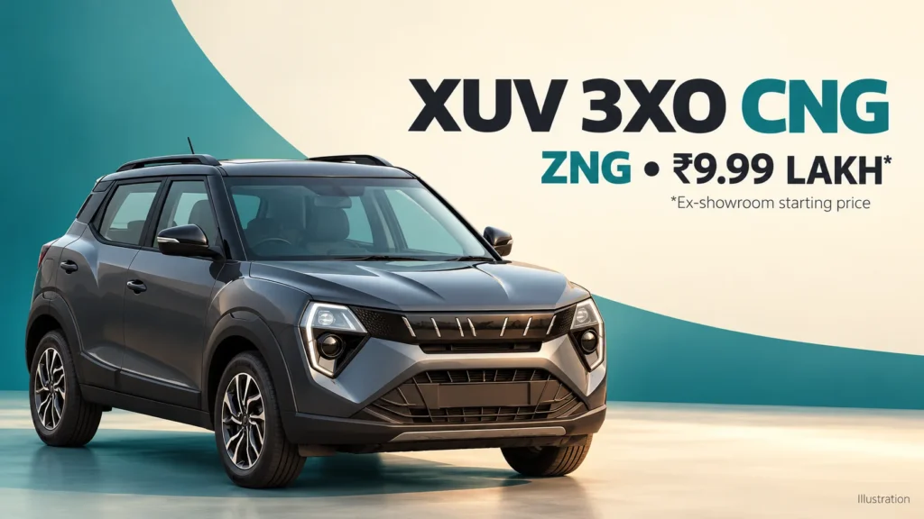 Mahindra XUV 3XO CNG Launched: ZNG Price, Mileage and Boot Space