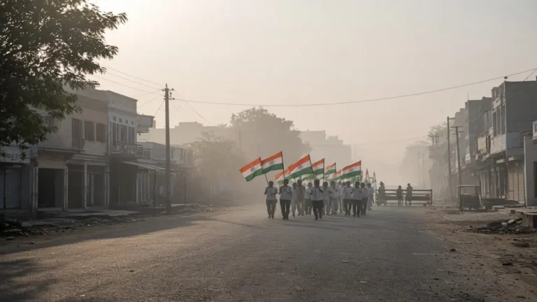 सुबह की मार्च का संपादकीय चित्र, असली फोटो नहीं।