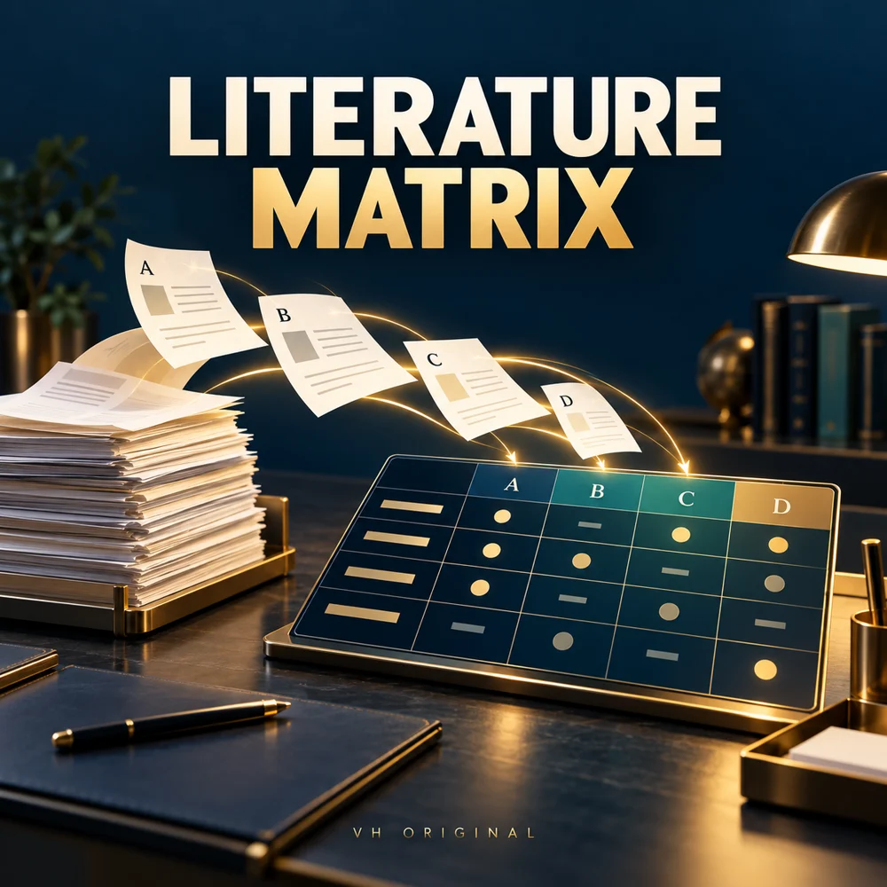 Literature review matrix builder — VH Original