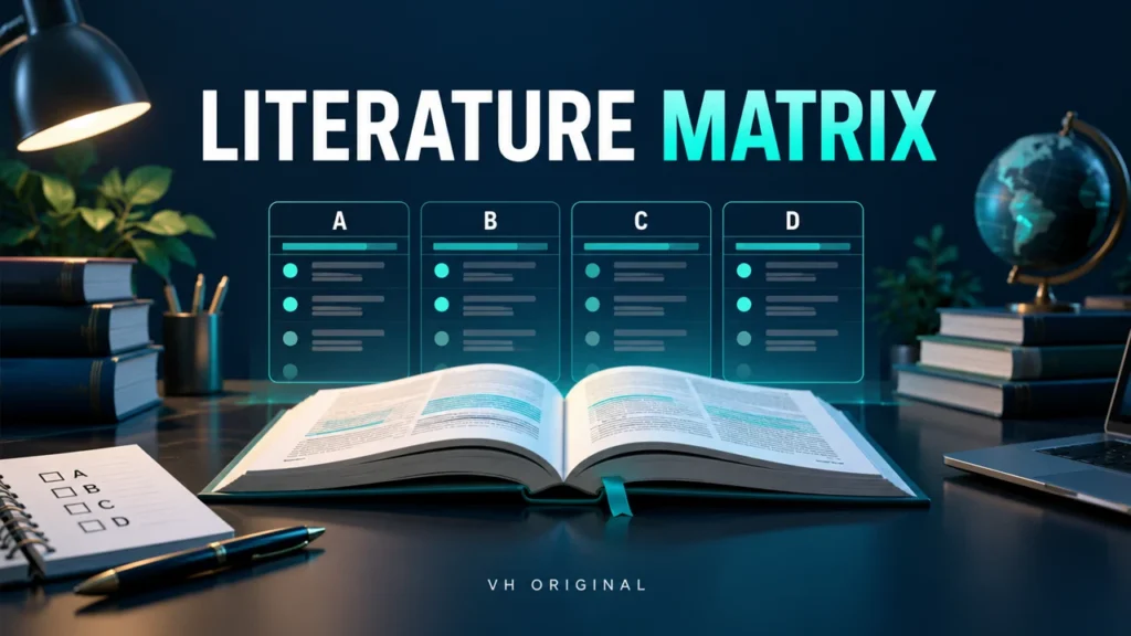 Literature review matrix builder — VH Original