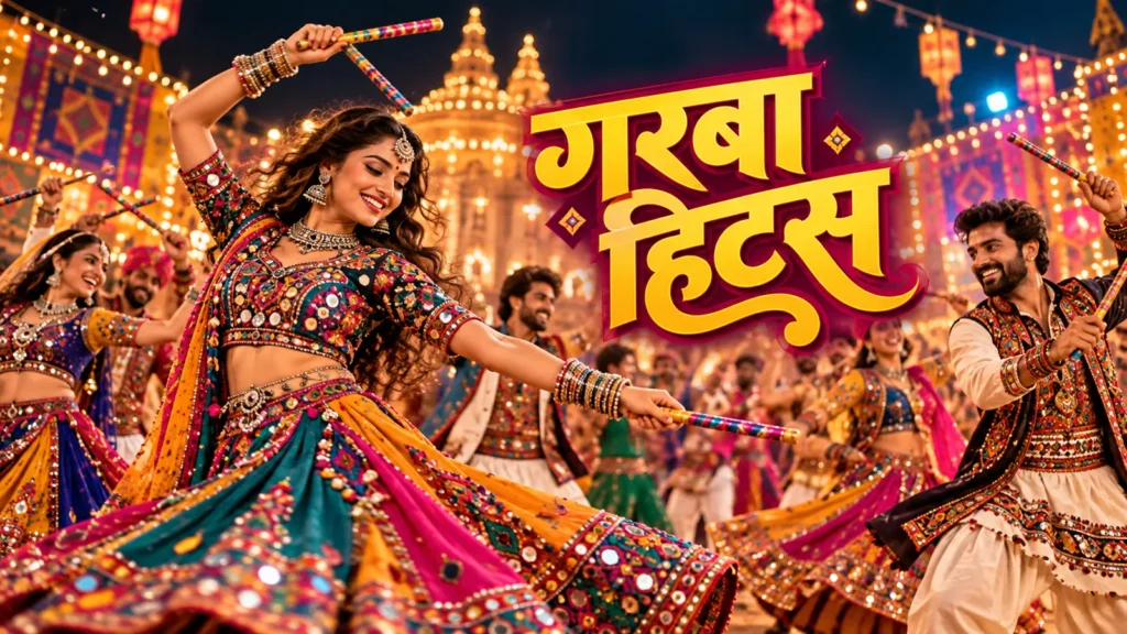 गरबा और डांडिया की शाम के लिए गुजराती और बॉलीवुड गीतों की playlists।