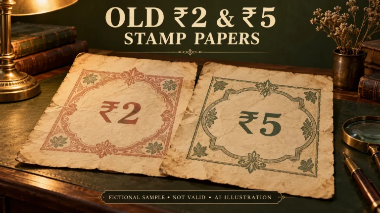 जुने ₹२ आणि ₹५ स्टॅम्प पेपर: किंमत, वैधता आणि वापरातील फरक