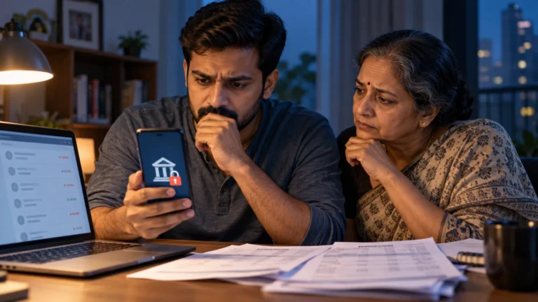 बैंक से रोक का आधार और disputed रकम लिखित में लें; P2P के पूरे रिकॉर्ड सुरक्षित रखें।