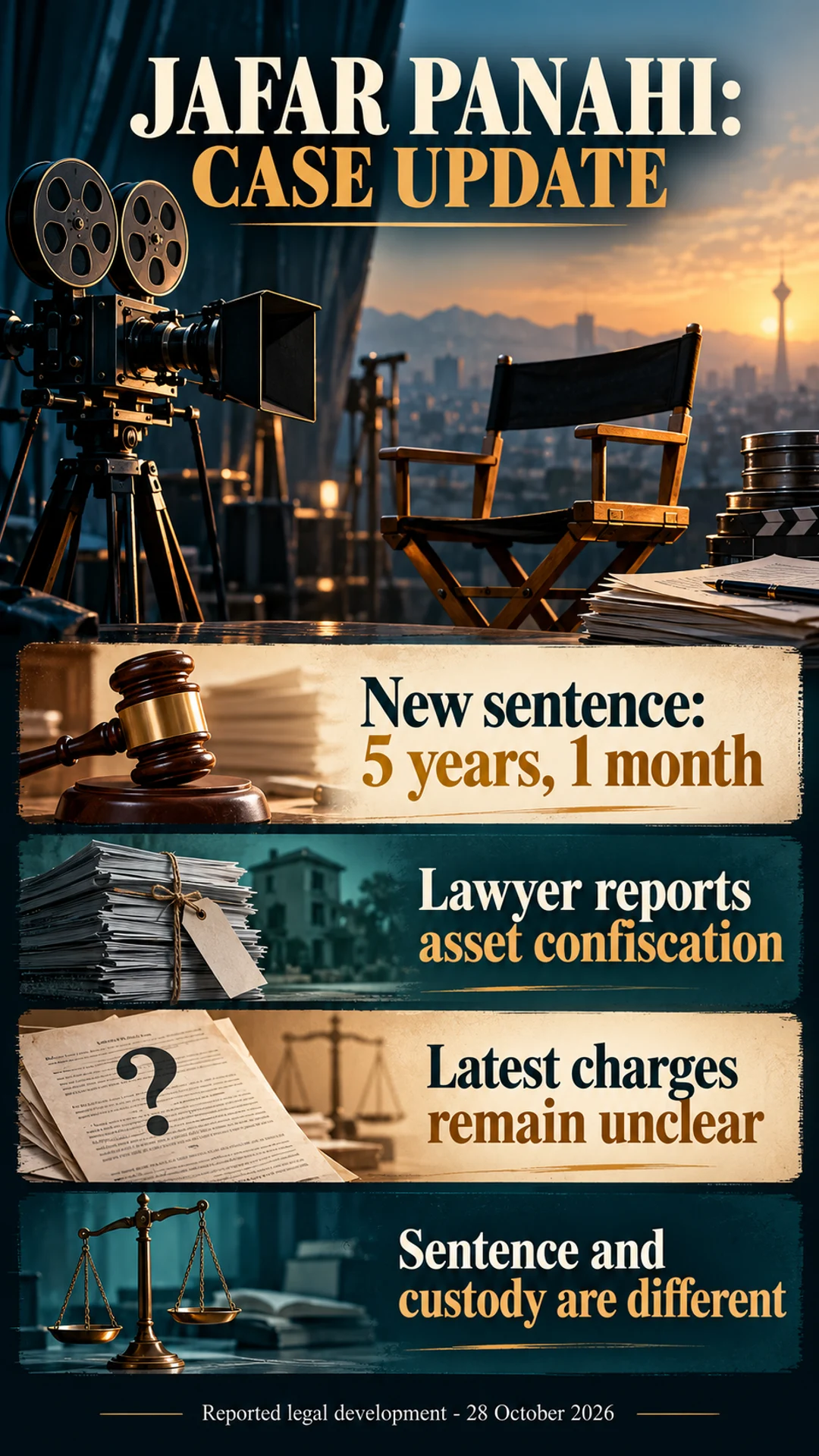 Jafar Panahi Sentence: New Prison Term, Assets and What Is Known