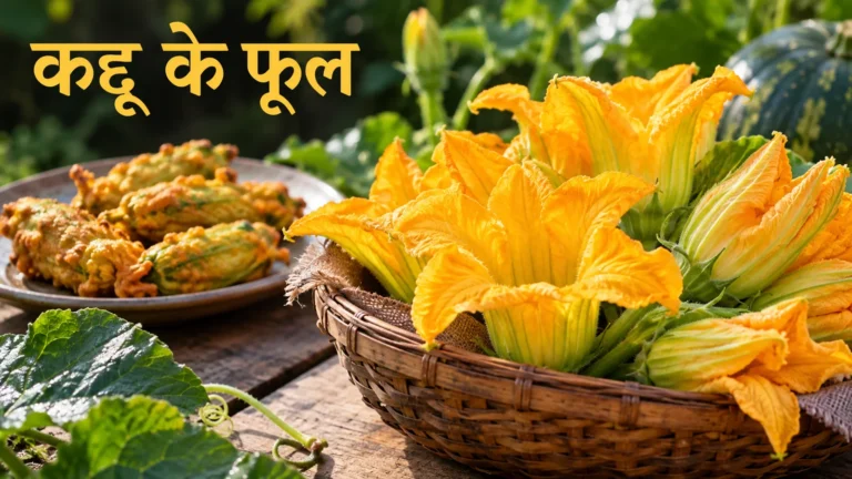 खाद्य कद्दू के फूलों की प्रतीकात्मक तस्वीर; इससे अनजान पौधे की पहचान न करें।