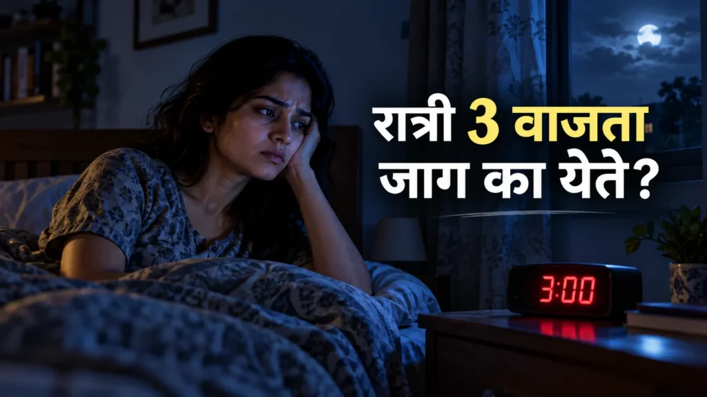 रात्री ३ वाजता जाग का येते? कारणे, झोपेची नोंद आणि योग्य मदत