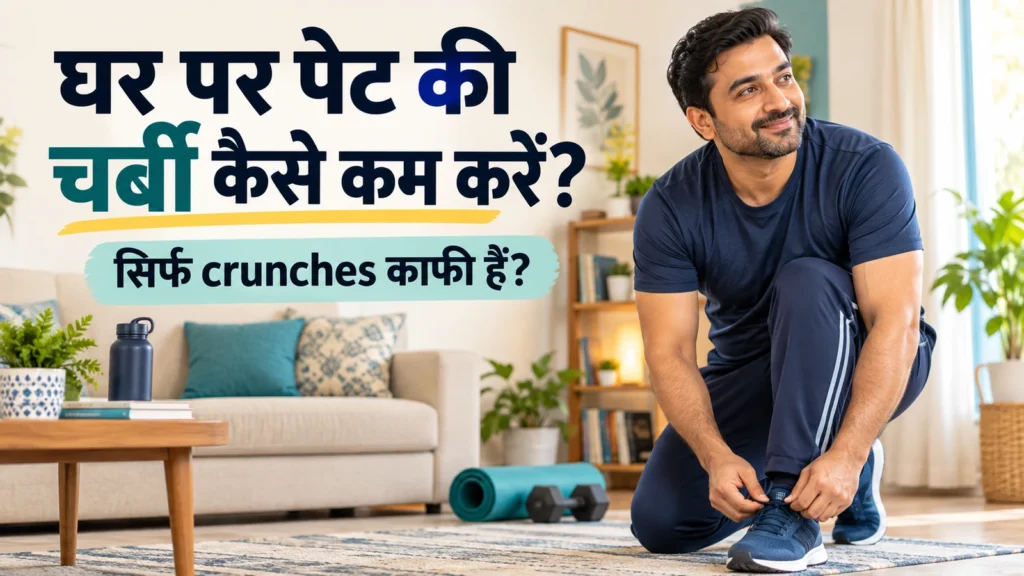घर पर शुरुआत हो सकती है। सिर्फ पेट का fat चुनकर घटाने की गारंटी नहीं।