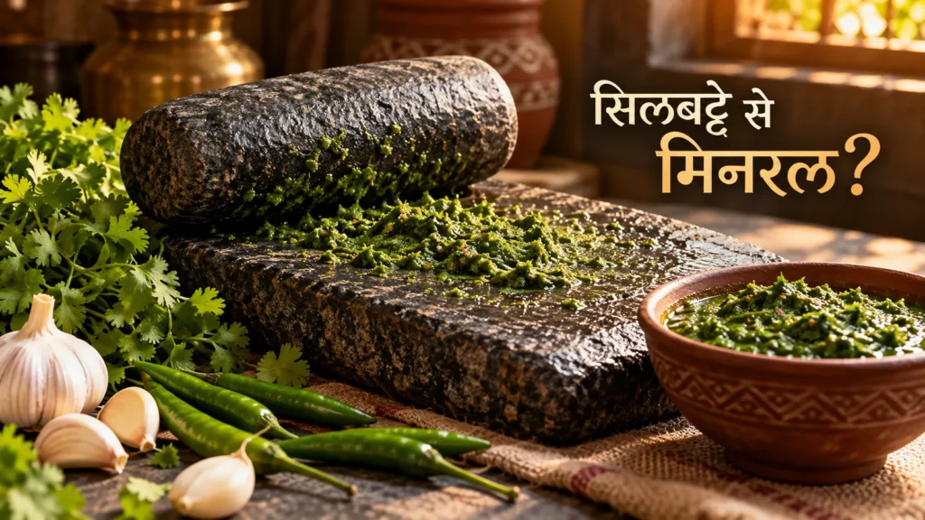 सिलबट्टे का पत्थर घिसकर खाने में जाता है? मिनरल मिलने की बात कितनी सही है?