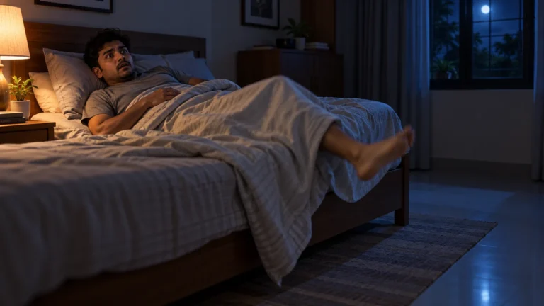सोते समय अचानक झटका और पैर खिंचने जैसा क्यों लगता है? साया या Sleep Start?
