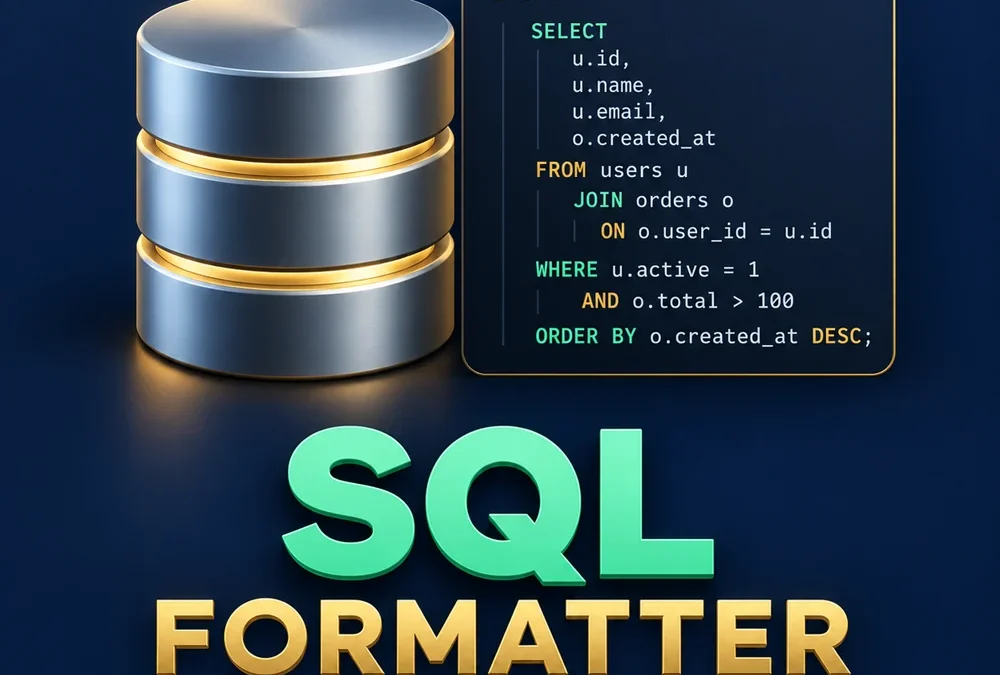 SQL Query Beautifier और Formatter
