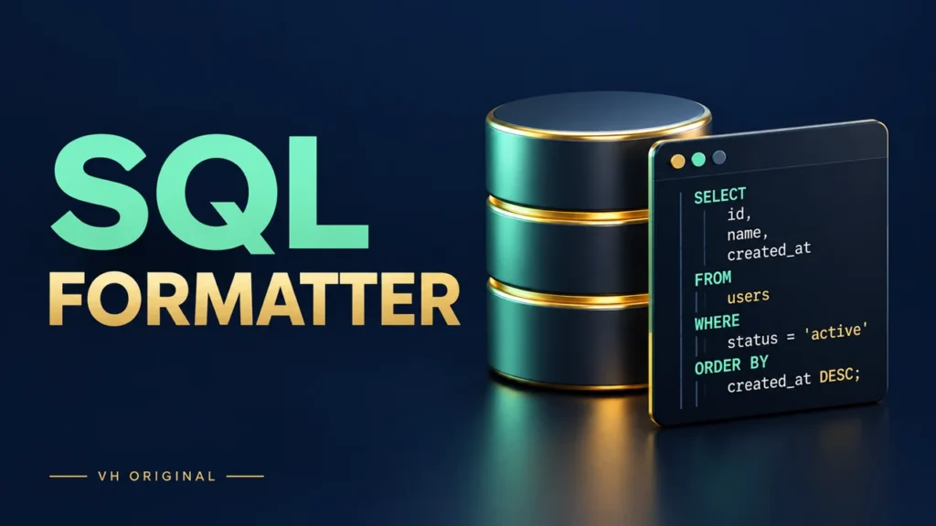 SQL query formatter — VH Original