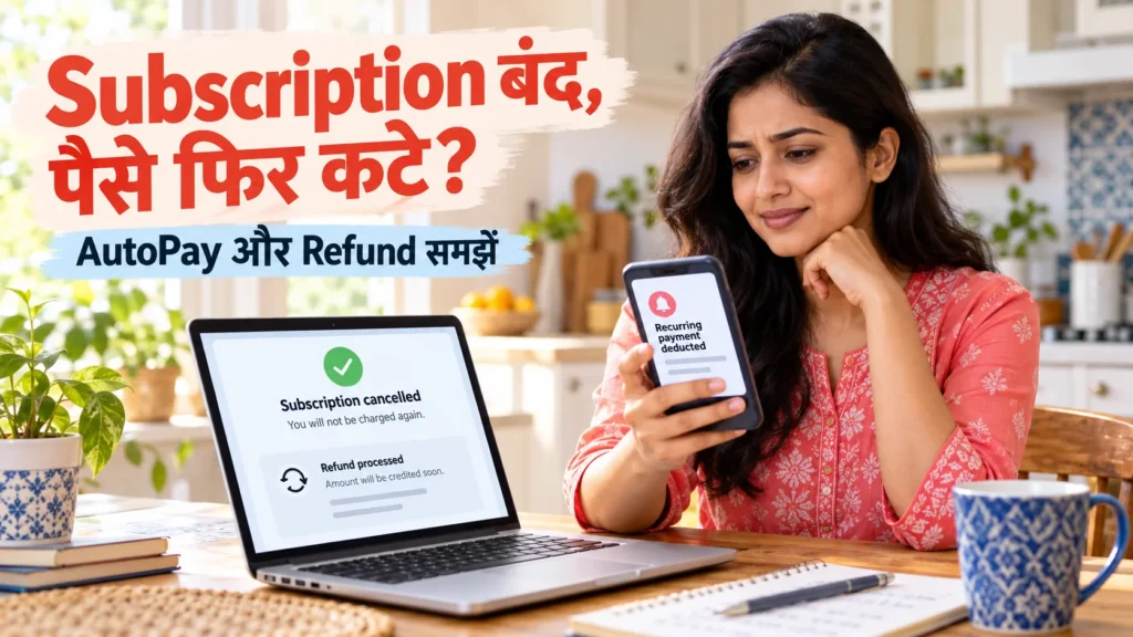 Subscription Cancel करने के बाद भी पैसे कटे? AutoPay और Refund का सही तरीका