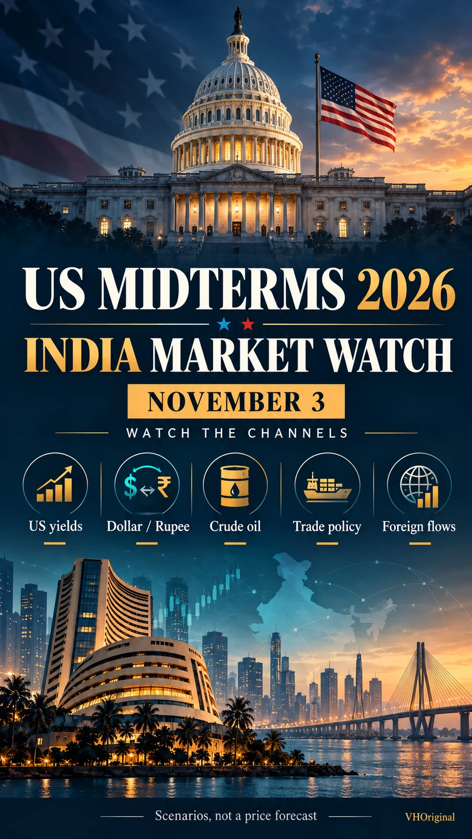 US midterms 2026: five channels affecting Indian markets