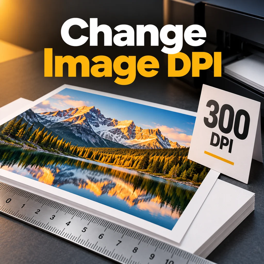 Image DPI बदलें