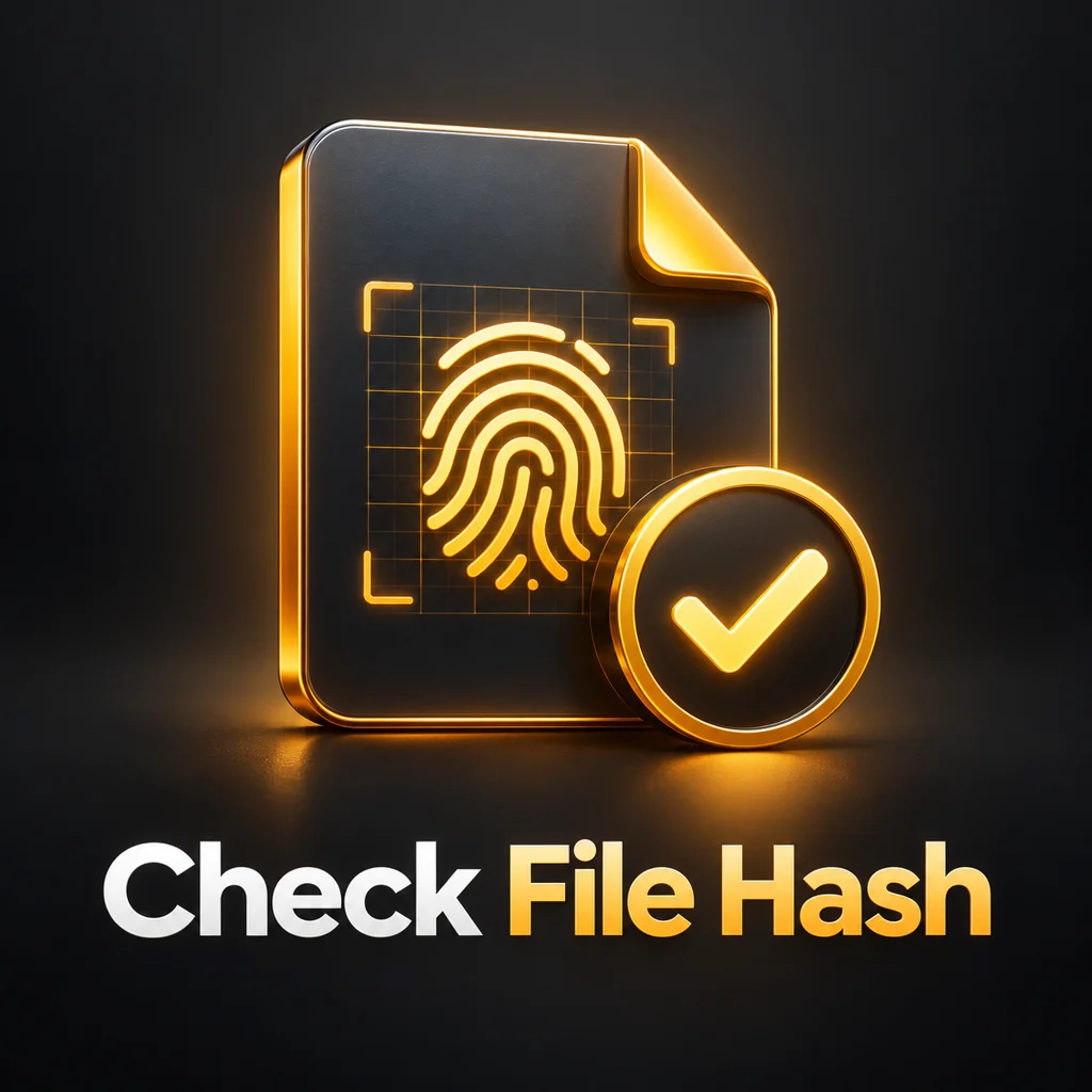 File Hash Generator & Checker — SHA-256 जाँचें