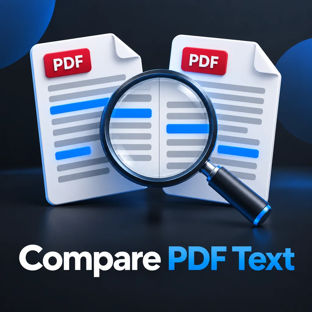 PDF Text Compare — दो PDF के टेक्स्ट का अंतर