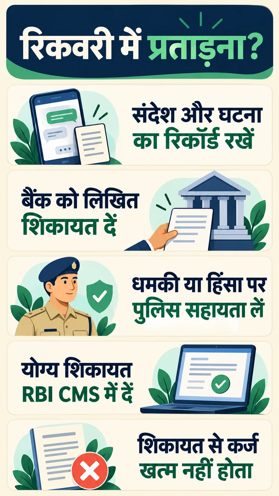 बैंक रिकवरी एजेंट को सबक कैसे सिखाएं: रिकॉर्ड रखें, लिखित प्रक्रिया अपनाएं और पूरी कानूनी शर्तें पढ़ें।