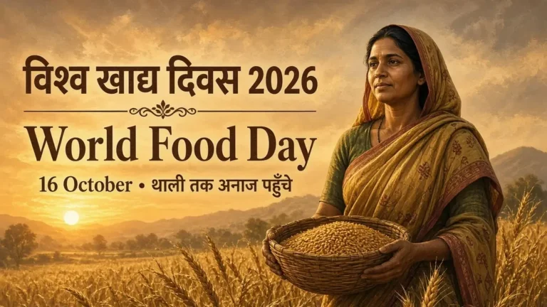 16 अक्टूबर 2026 — थाली तक अनाज पहुँचे।