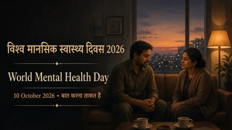 10 अक्टूबर 2026 — बात करना ताकत है।