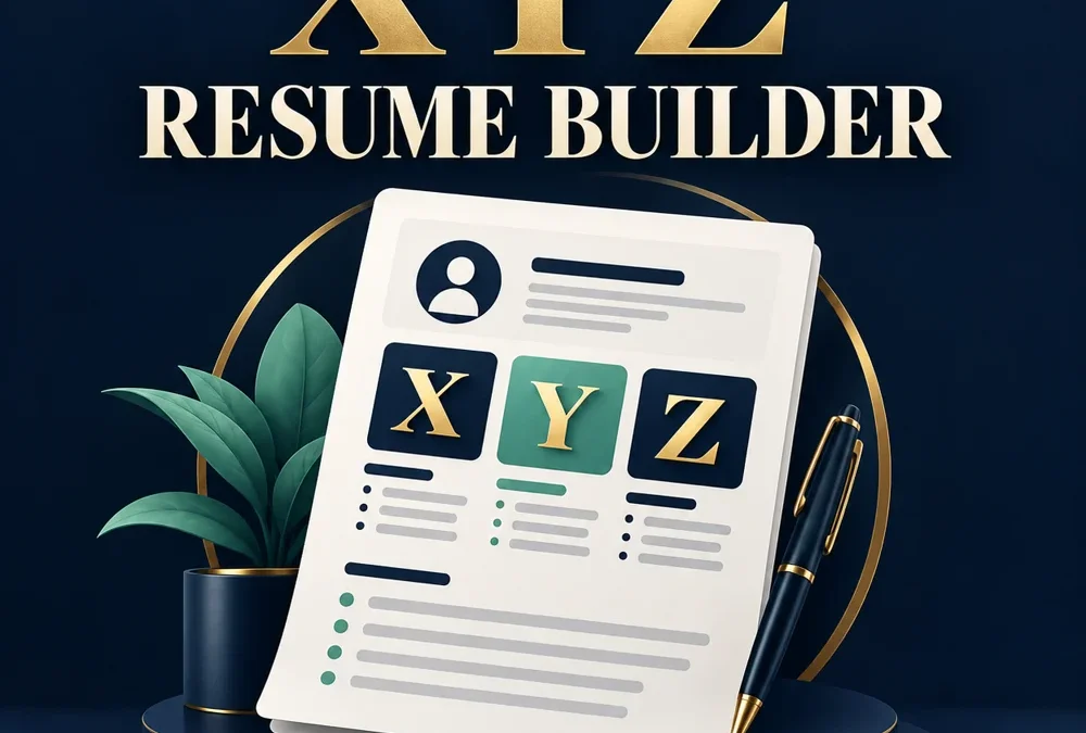 Google XYZ फॉर्मूला रिज्यूमे बुलेट बिल्डर