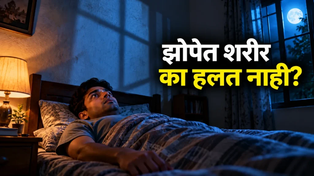 झोपेत शरीर हलत नाही आणि छातीवर दडपण येते? स्लीप पॅरालिसिस समजून घ्या